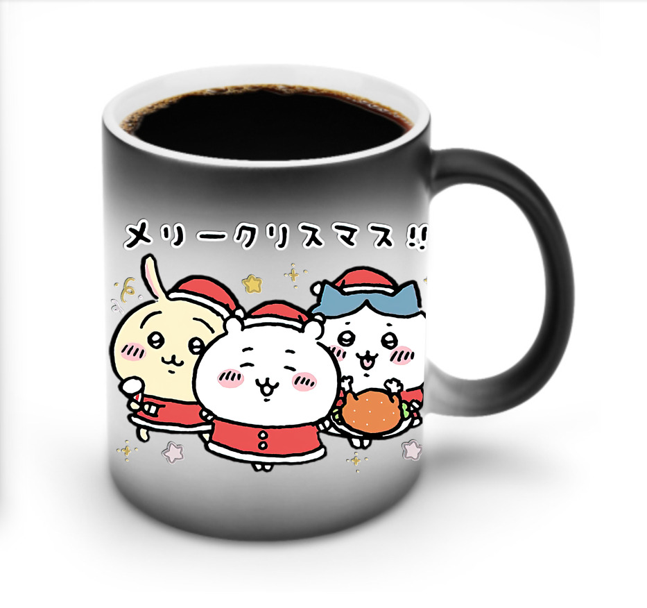 （画像用） ちいかわ ハチワレ Chii-kawa hachiware 温度変色マグカップ