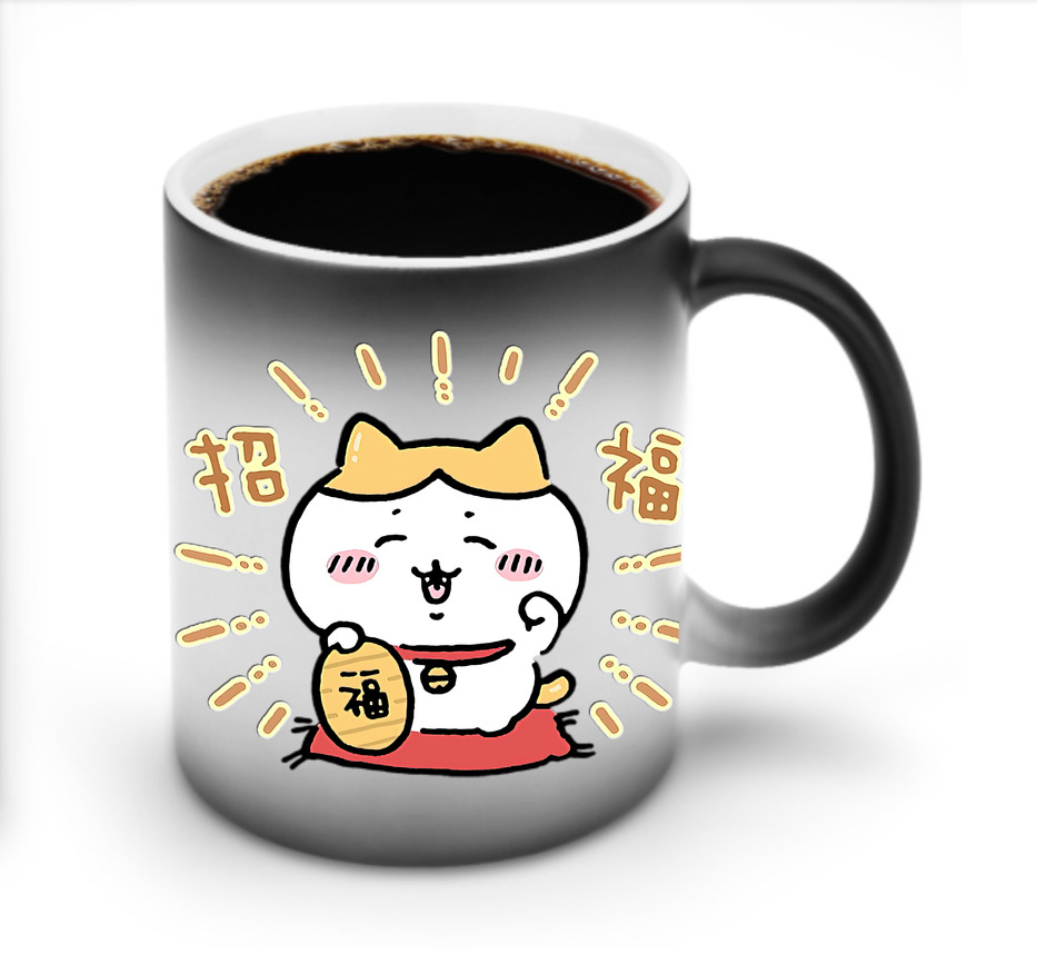 （画像用） ちいかわ ハチワレ Chii-kawa hachiware 温度変色マグカップ