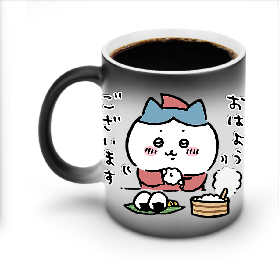 （画像用） ちいかわ ハチワレ Chii-kawa hachiware 温度変色マグカップ