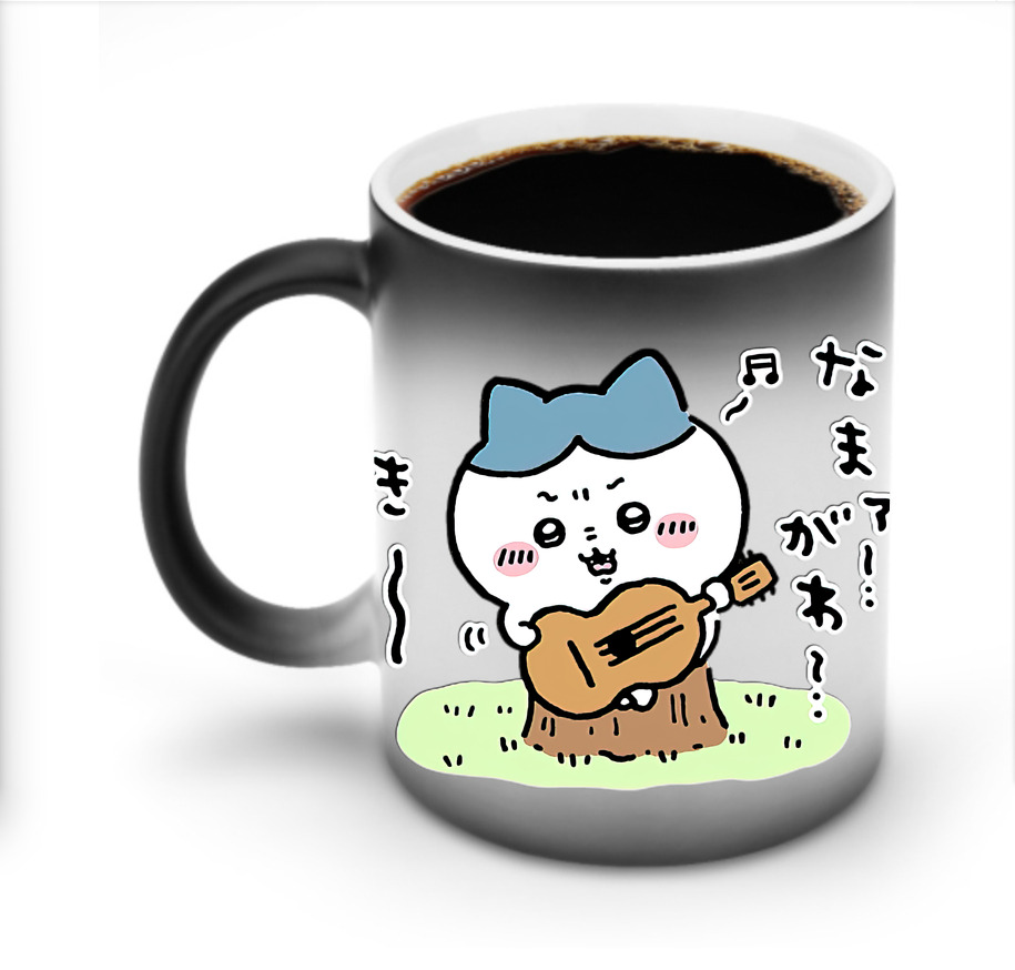 （画像用） ちいかわ ハチワレ Chii-kawa hachiware 温度変色マグカップ