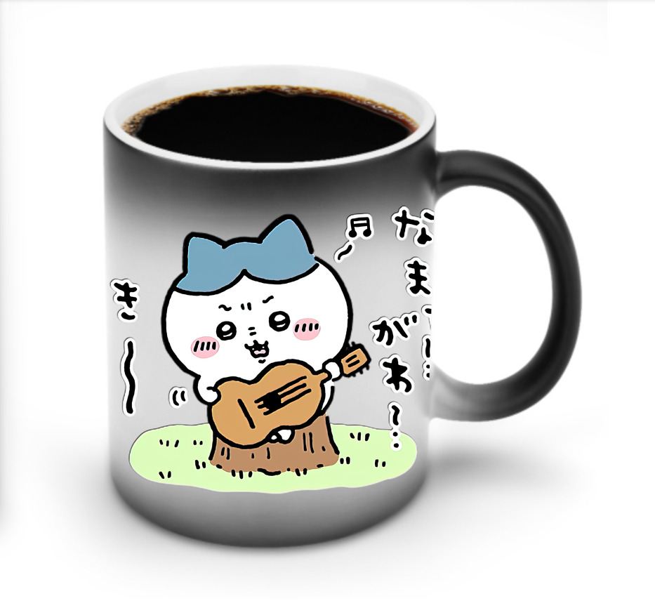 （画像用） ちいかわ ハチワレ Chii-kawa hachiware 温度変色マグカップ