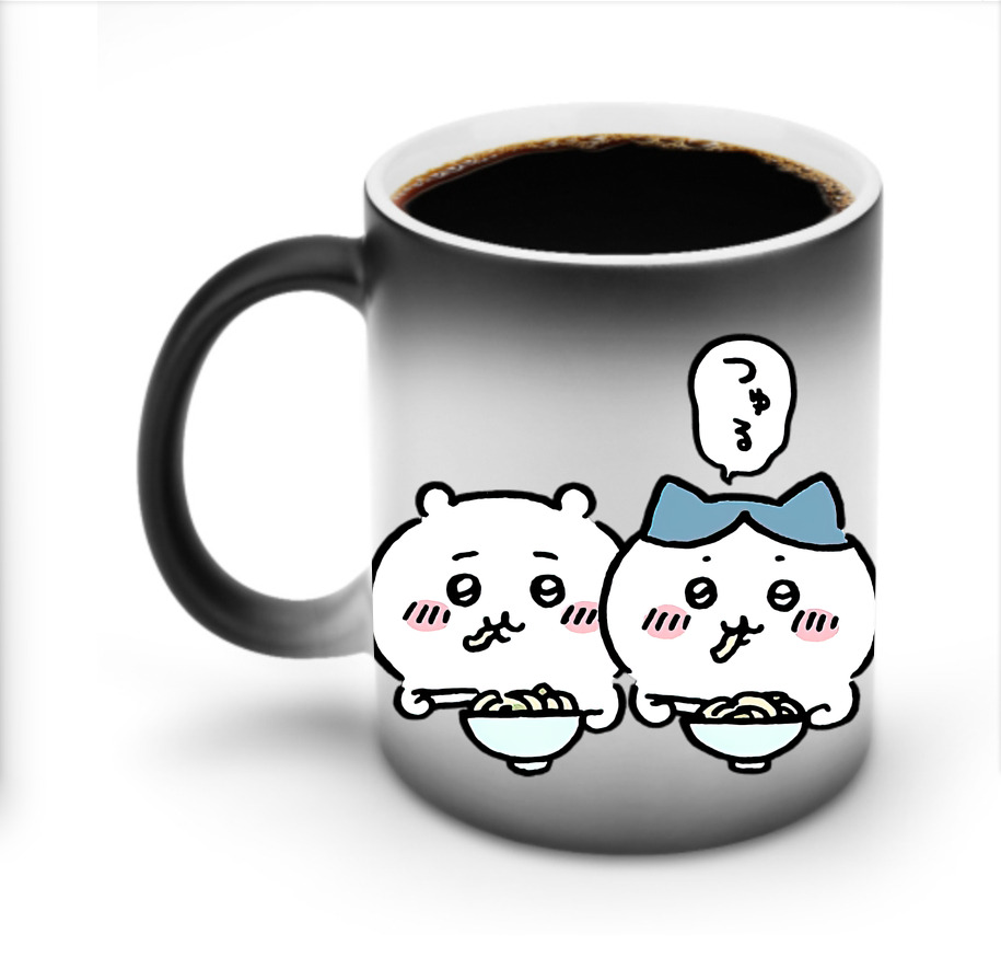 （画像用） ちいかわ ハチワレ Chii-kawa hachiware 温度変色マグカップ