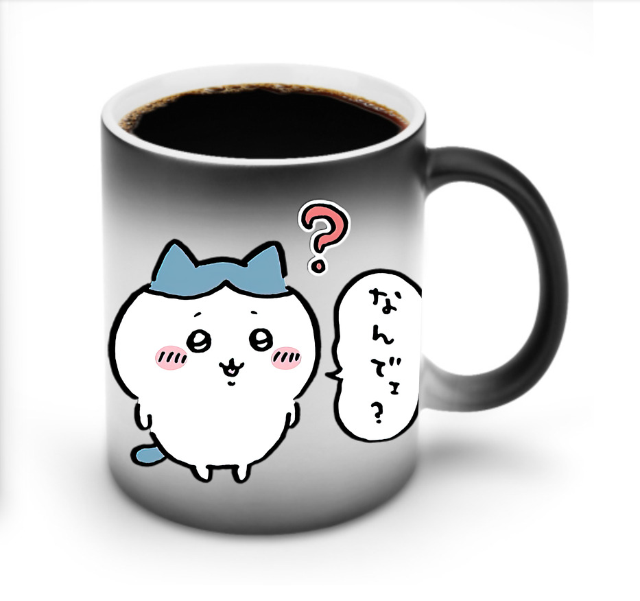 （画像用） ちいかわ ハチワレ Chii-kawa hachiware 温度変色マグカップ