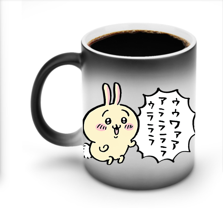 （画像用） ちいかわ うさぎ Chii-kawa usagi 温度変色マグカップ
