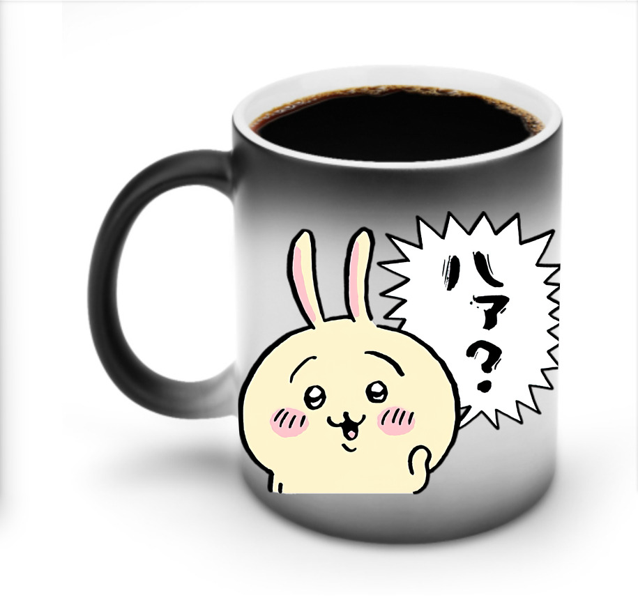 （画像用） ちいかわ うさぎ Chii-kawa usagi 温度変色マグカップ