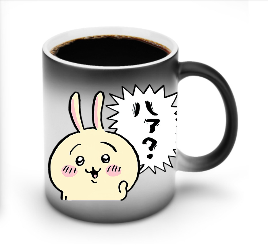 （画像用） ちいかわ うさぎ Chii-kawa usagi 温度変色マグカップ