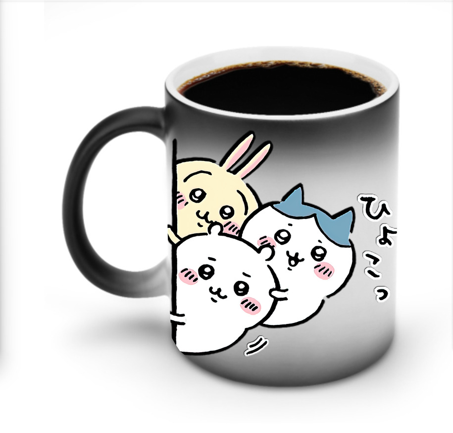 （画像用） ちいかわ うさぎ Chii-kawa usagi 温度変色マグカップ