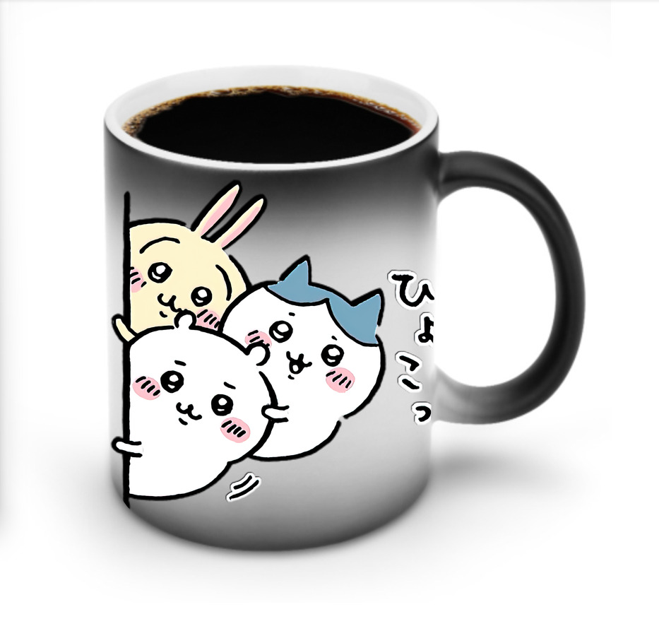 （画像用） ちいかわ うさぎ Chii-kawa usagi 温度変色マグカップ