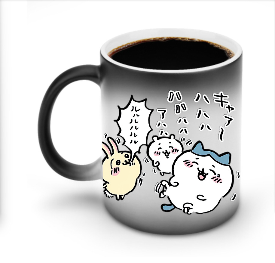 （画像用） ちいかわ うさぎ Chii-kawa usagi 温度変色マグカップ