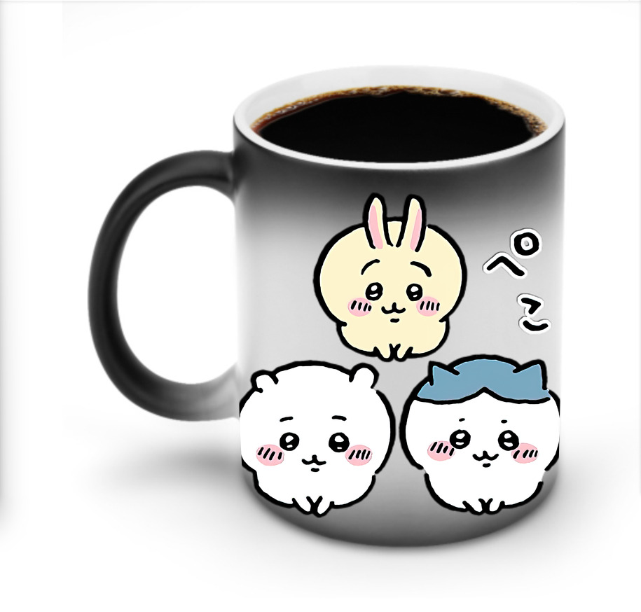 （画像用） ちいかわ うさぎ Chii-kawa usagi 温度変色マグカップ