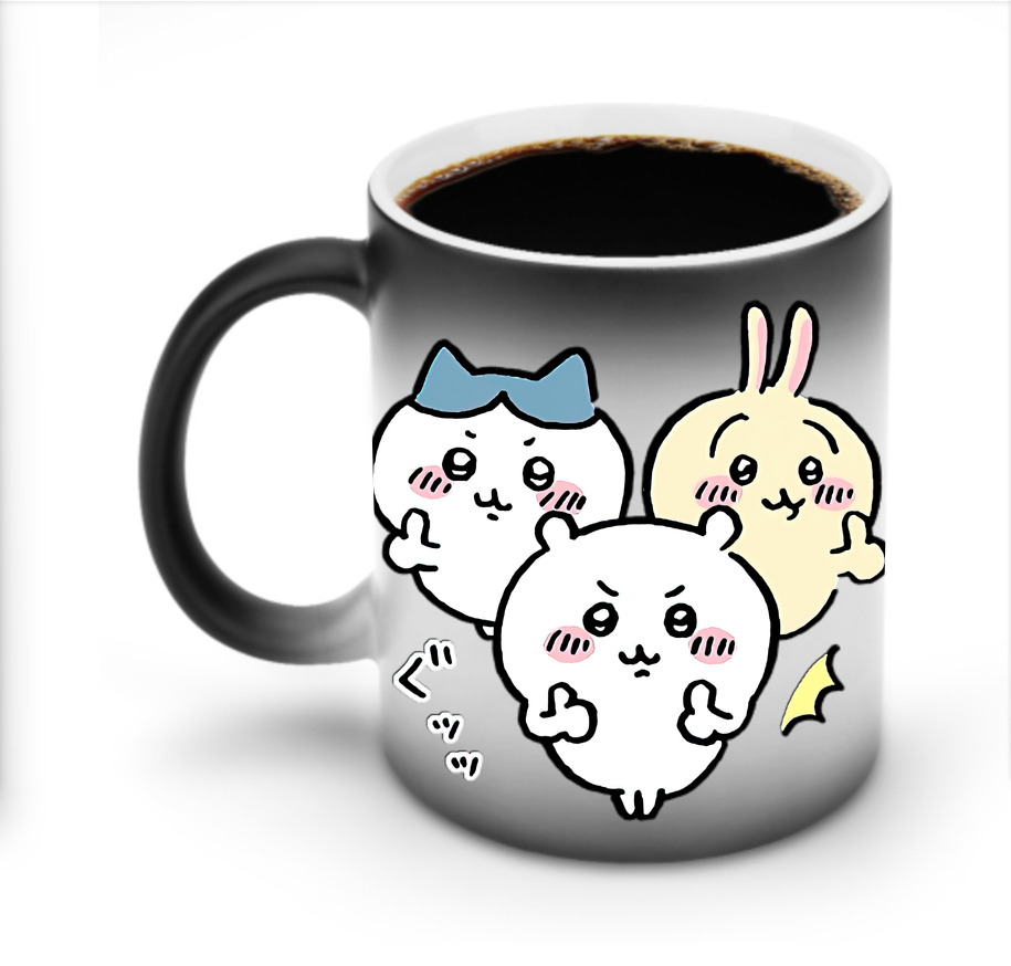 （画像用） ちいかわ うさぎ Chii-kawa usagi 温度変色マグカップ