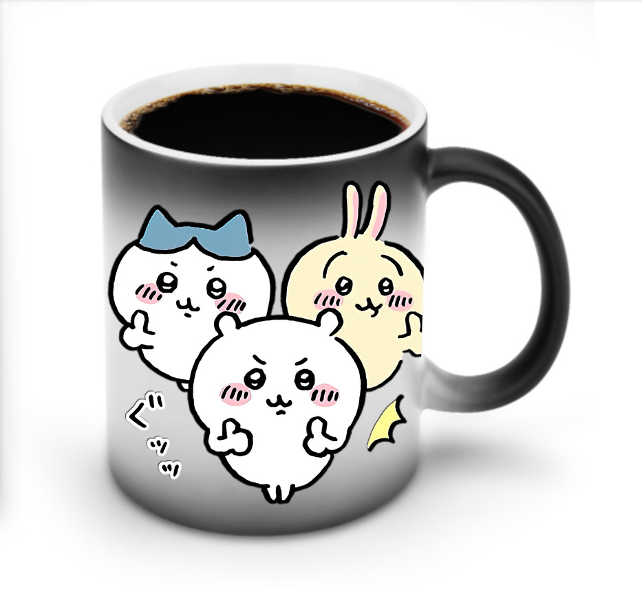 （画像用） ちいかわ うさぎ Chii-kawa usagi 温度変色マグカップ