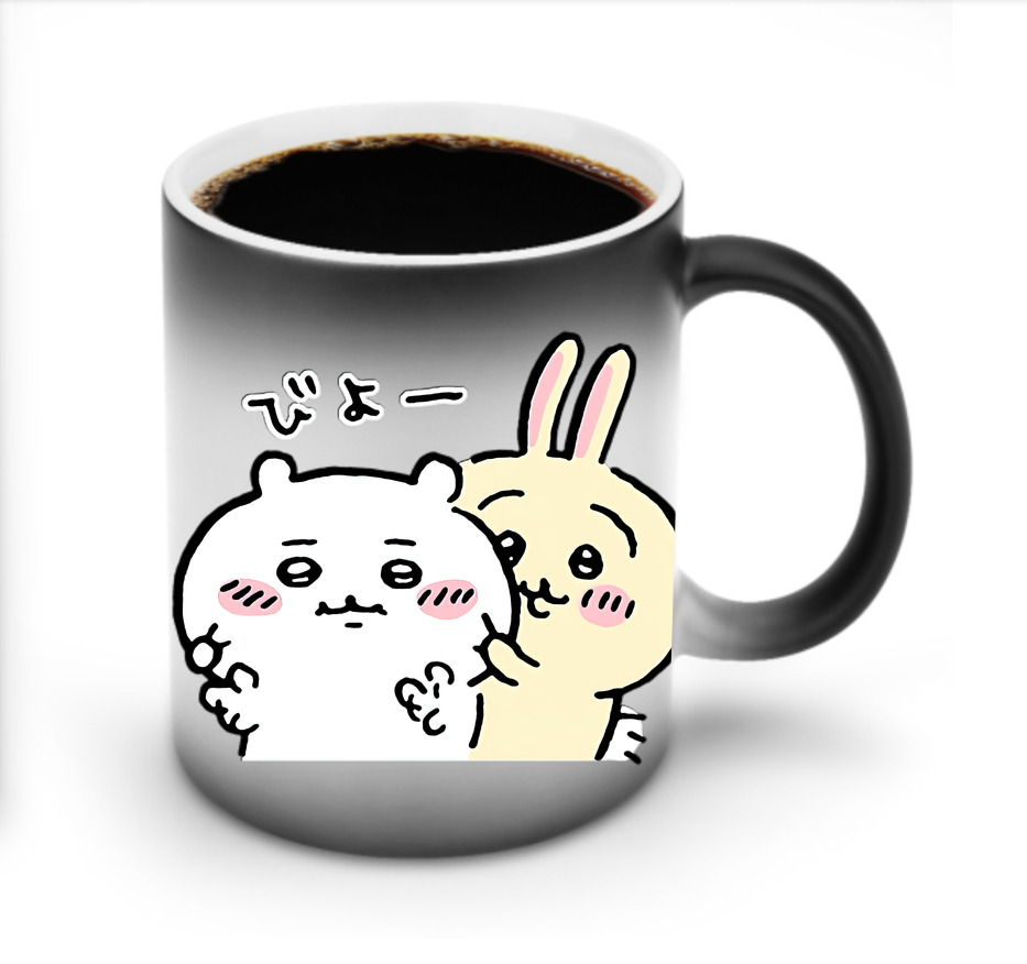 （画像用） ちいかわ うさぎ Chii-kawa usagi 温度変色マグカップ