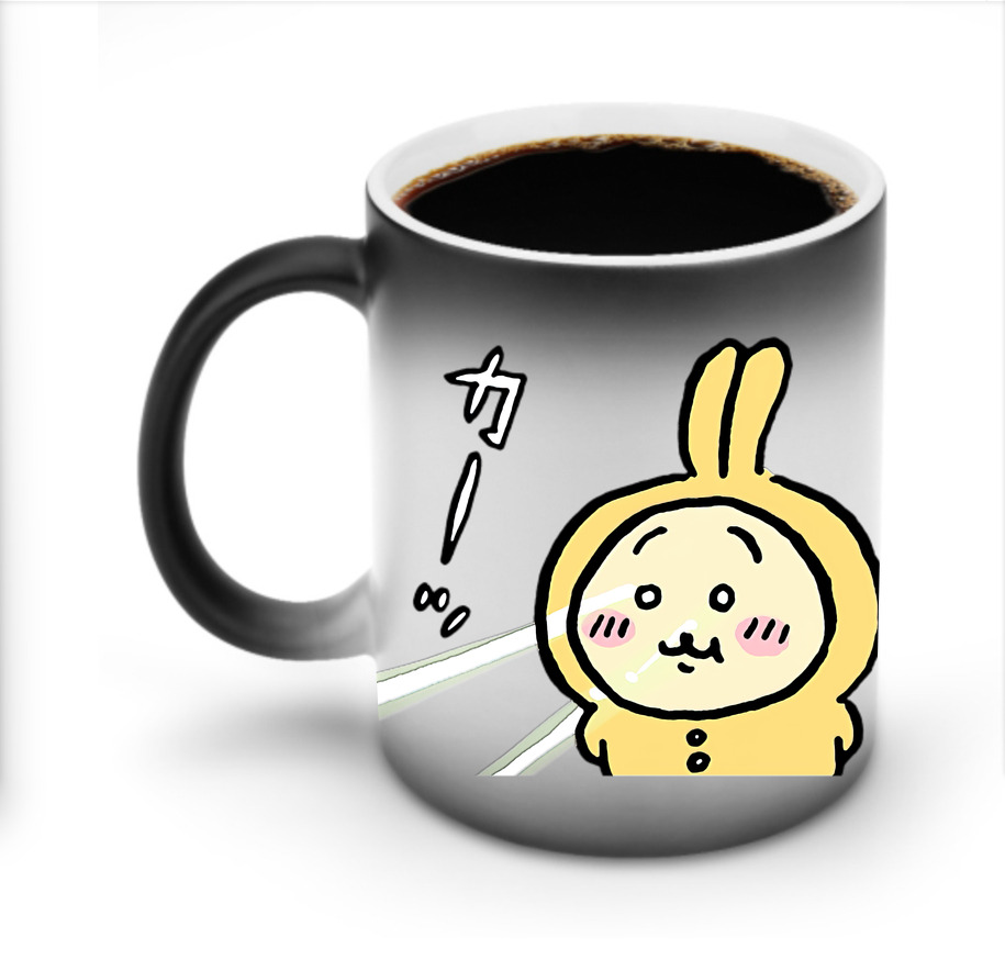 （画像用） ちいかわ うさぎ Chii-kawa usagi 温度変色マグカップ