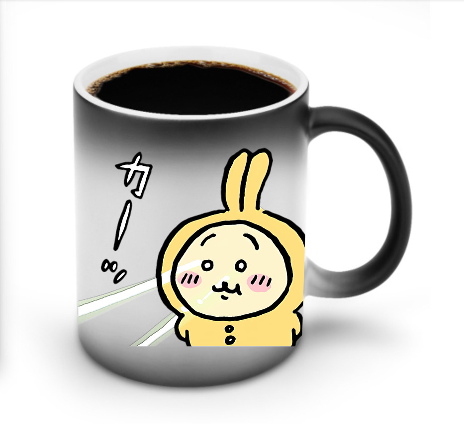 （画像用） ちいかわ うさぎ Chii-kawa usagi 温度変色マグカップ