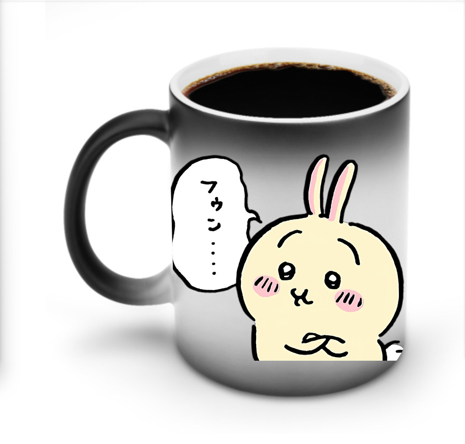 （画像用） ちいかわ うさぎ Chii-kawa usagi 温度変色マグカップ