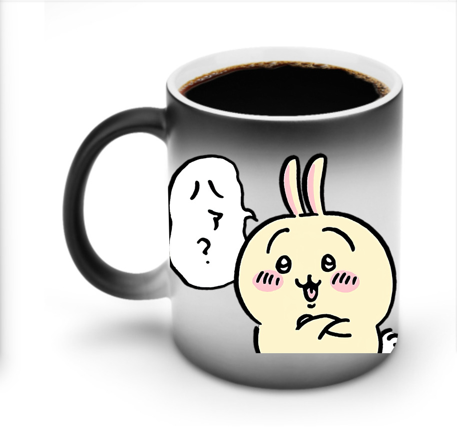 （画像用） ちいかわ うさぎ Chii-kawa usagi 温度変色マグカップ