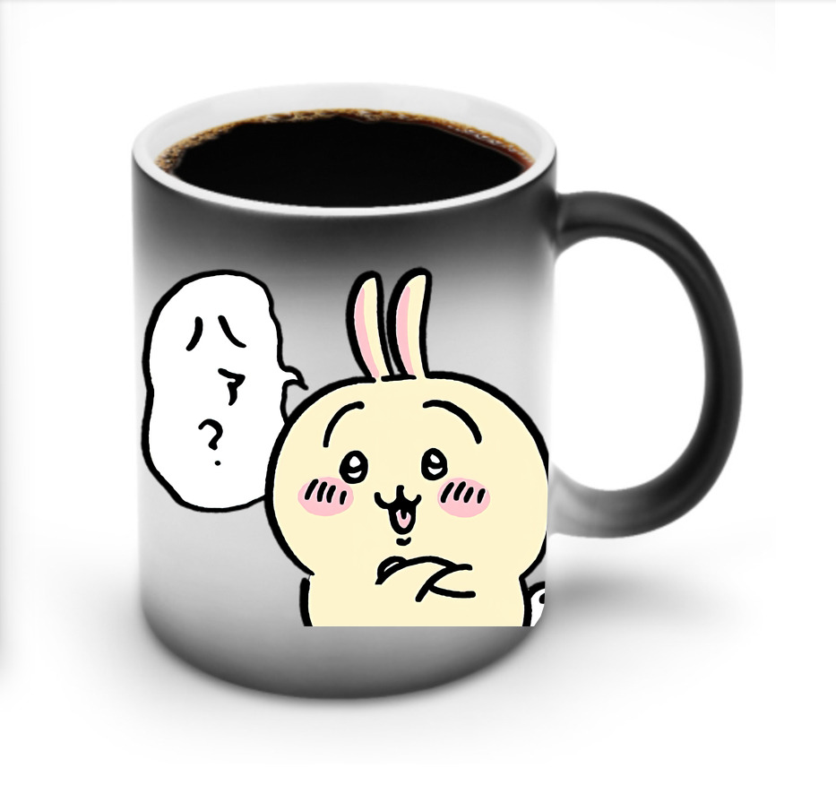 （画像用） ちいかわ うさぎ Chii-kawa usagi 温度変色マグカップ