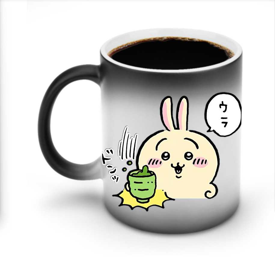 （画像用） ちいかわ うさぎ Chii-kawa usagi 温度変色マグカップ