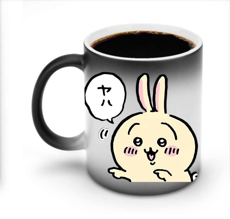 （画像用） ちいかわ うさぎ Chii-kawa usagi 温度変色マグカップ
