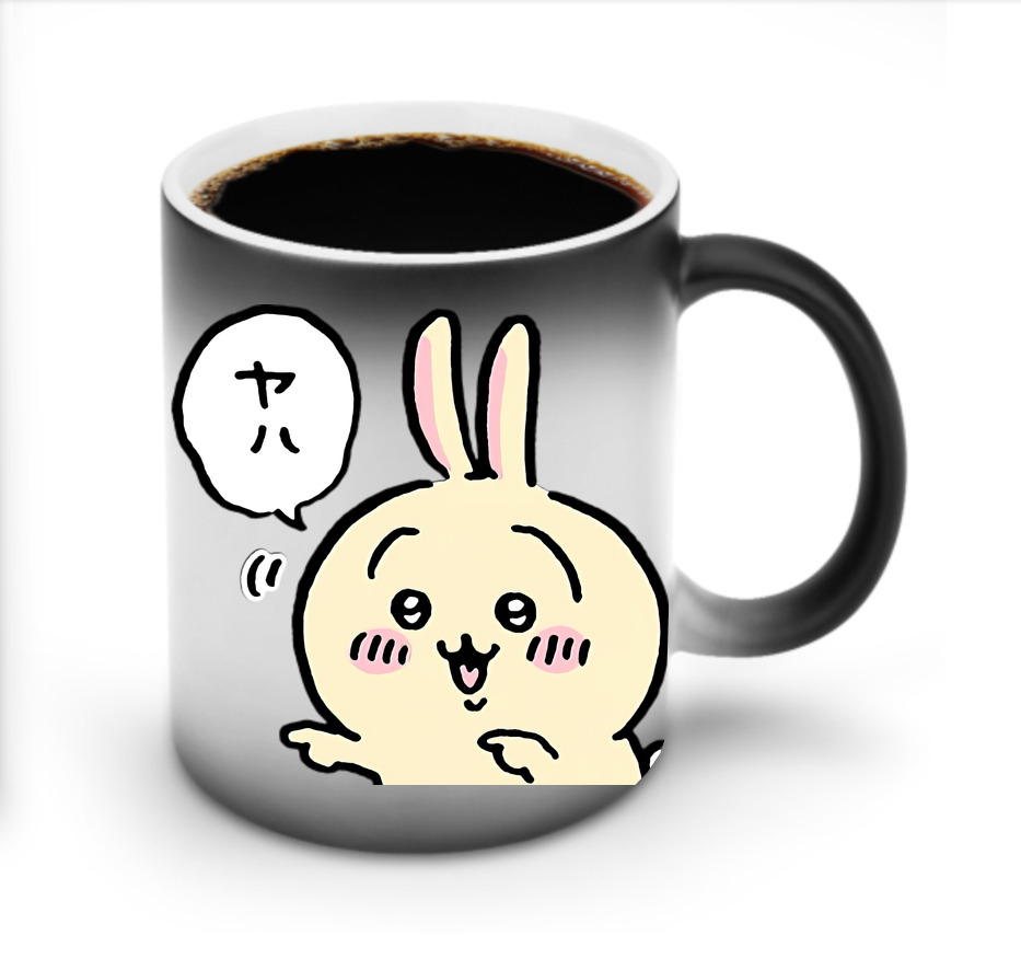 （画像用） ちいかわ うさぎ Chii-kawa usagi 温度変色マグカップ