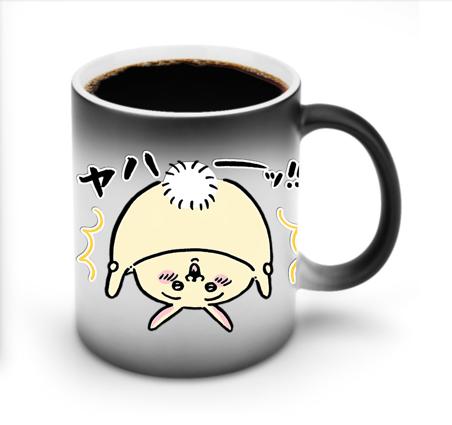 （画像用） ちいかわ うさぎ Chii-kawa usagi 温度変色マグカップ