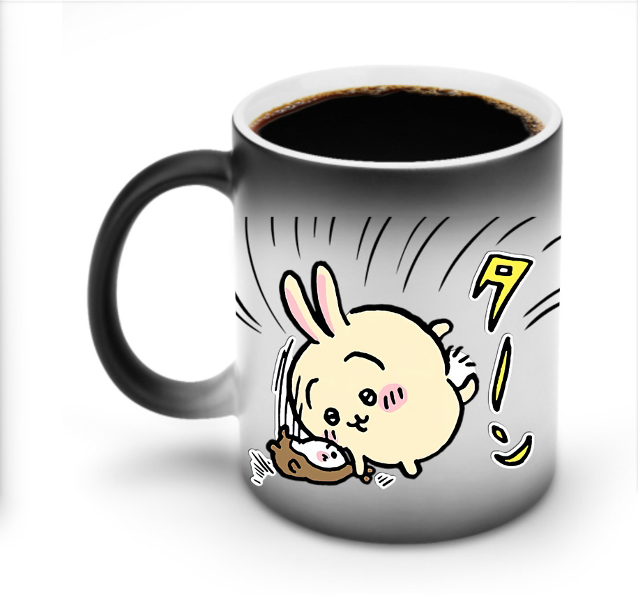 （画像用） ちいかわ うさぎ Chii-kawa usagi 温度変色マグカップ