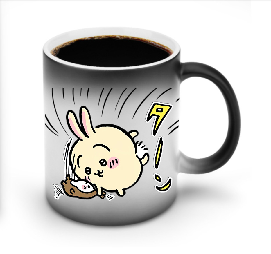 （画像用） ちいかわ うさぎ Chii-kawa usagi 温度変色マグカップ