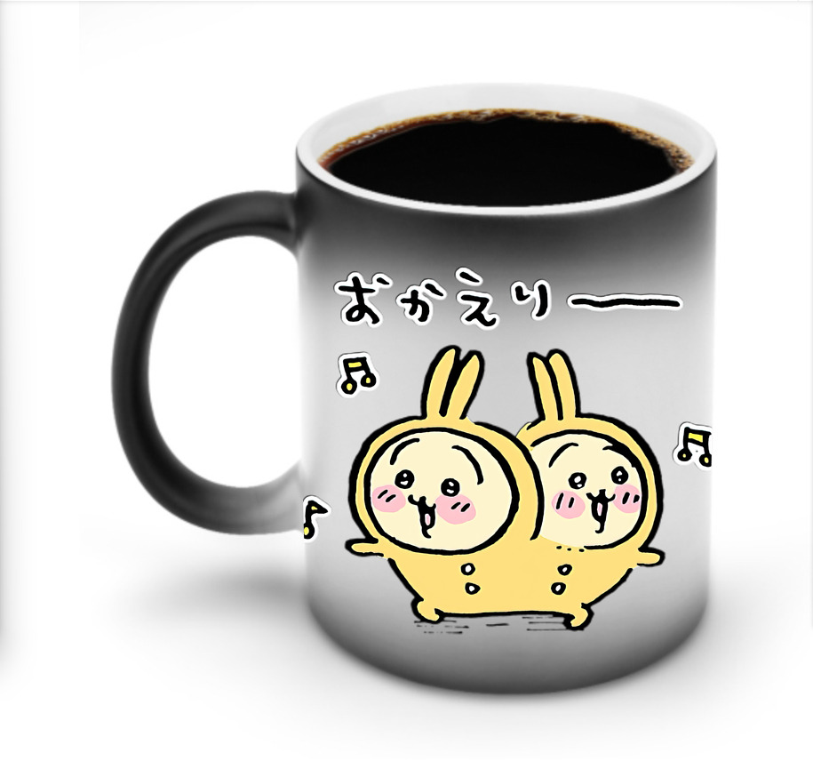 （画像用） ちいかわ うさぎ Chii-kawa usagi 温度変色マグカップ