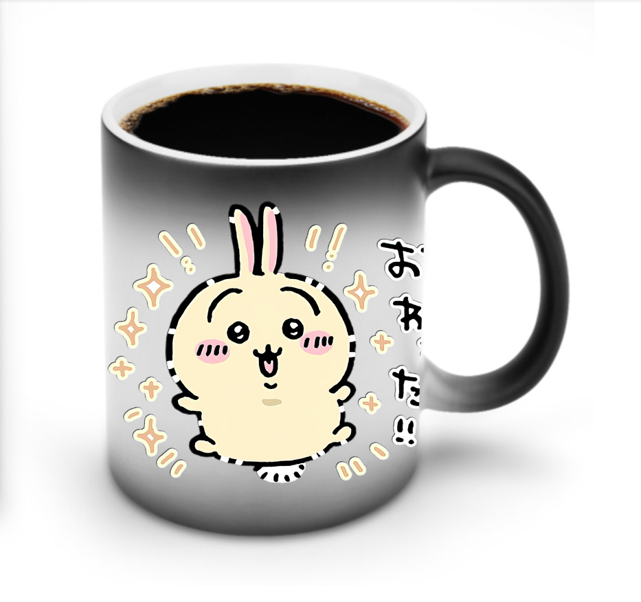 （画像用） ちいかわ うさぎ Chii-kawa usagi 温度変色マグカップ