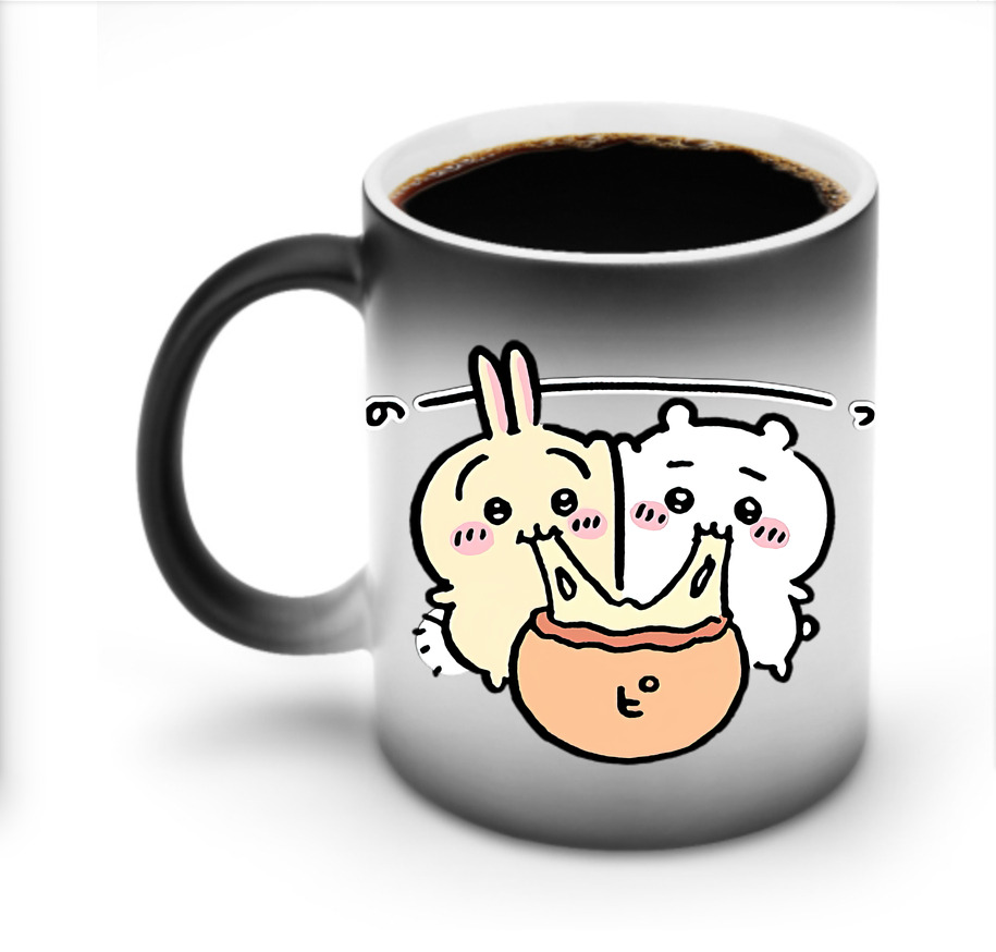 （画像用） ちいかわ うさぎ Chii-kawa usagi 温度変色マグカップ
