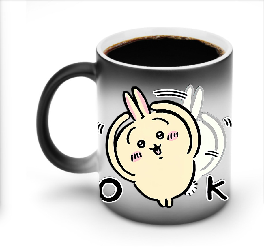 （画像用） ちいかわ うさぎ Chii-kawa usagi 温度変色マグカップ