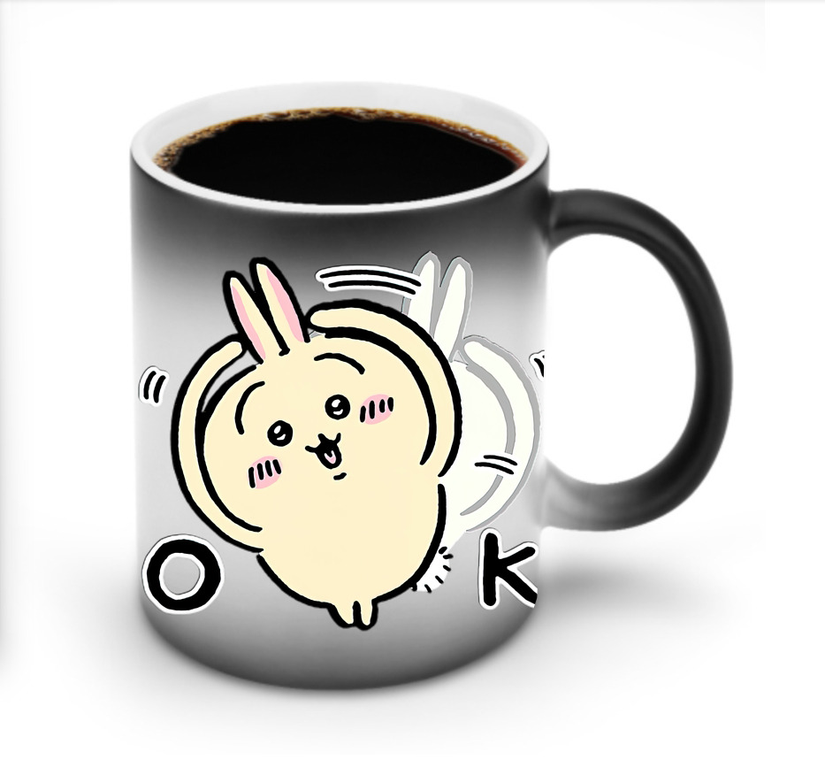 （画像用） ちいかわ うさぎ Chii-kawa usagi 温度変色マグカップ