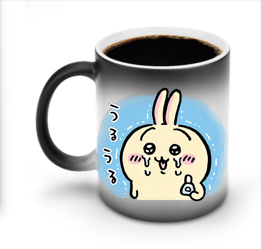 （画像用） ちいかわ うさぎ Chii-kawa usagi 温度変色マグカップ
