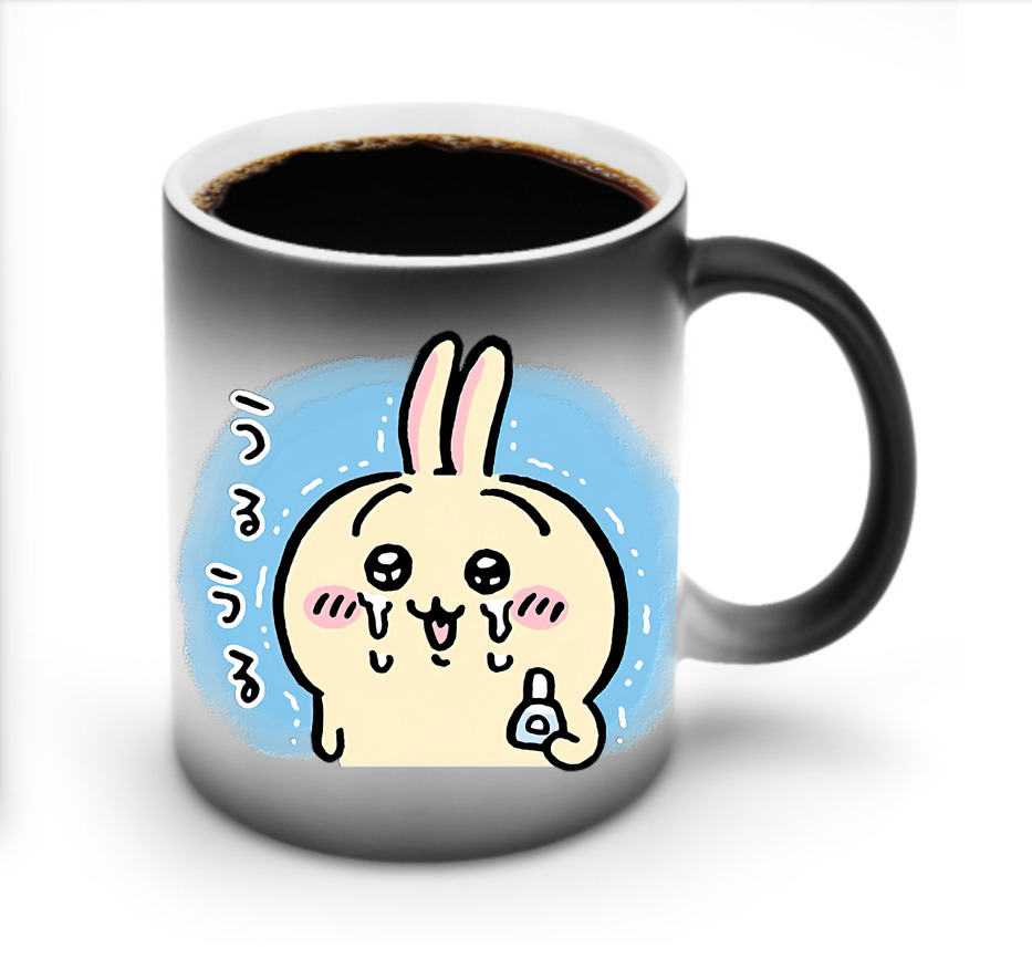 （画像用） ちいかわ うさぎ Chii-kawa usagi 温度変色マグカップ