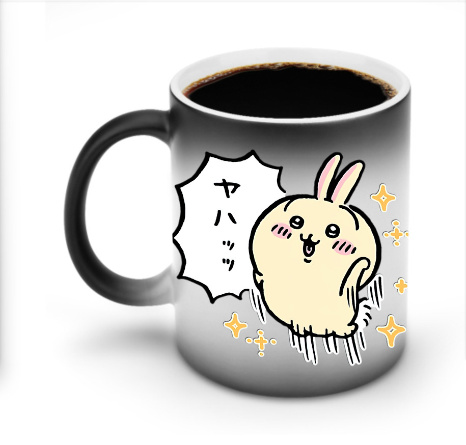 （画像用） ちいかわ うさぎ Chii-kawa usagi 温度変色マグカップ