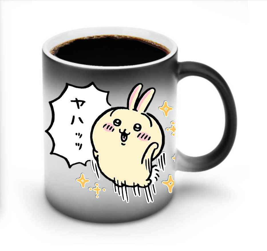 （画像用） ちいかわ うさぎ Chii-kawa usagi 温度変色マグカップ