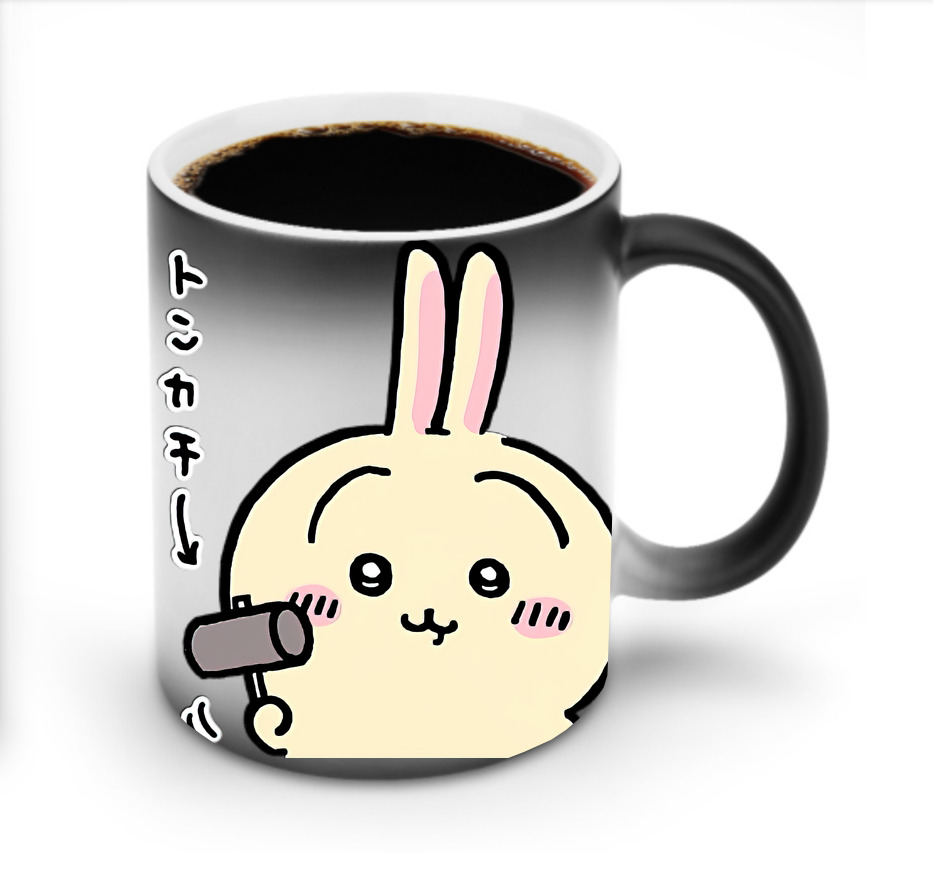 （画像用） ちいかわ うさぎ Chii-kawa usagi 温度変色マグカップ