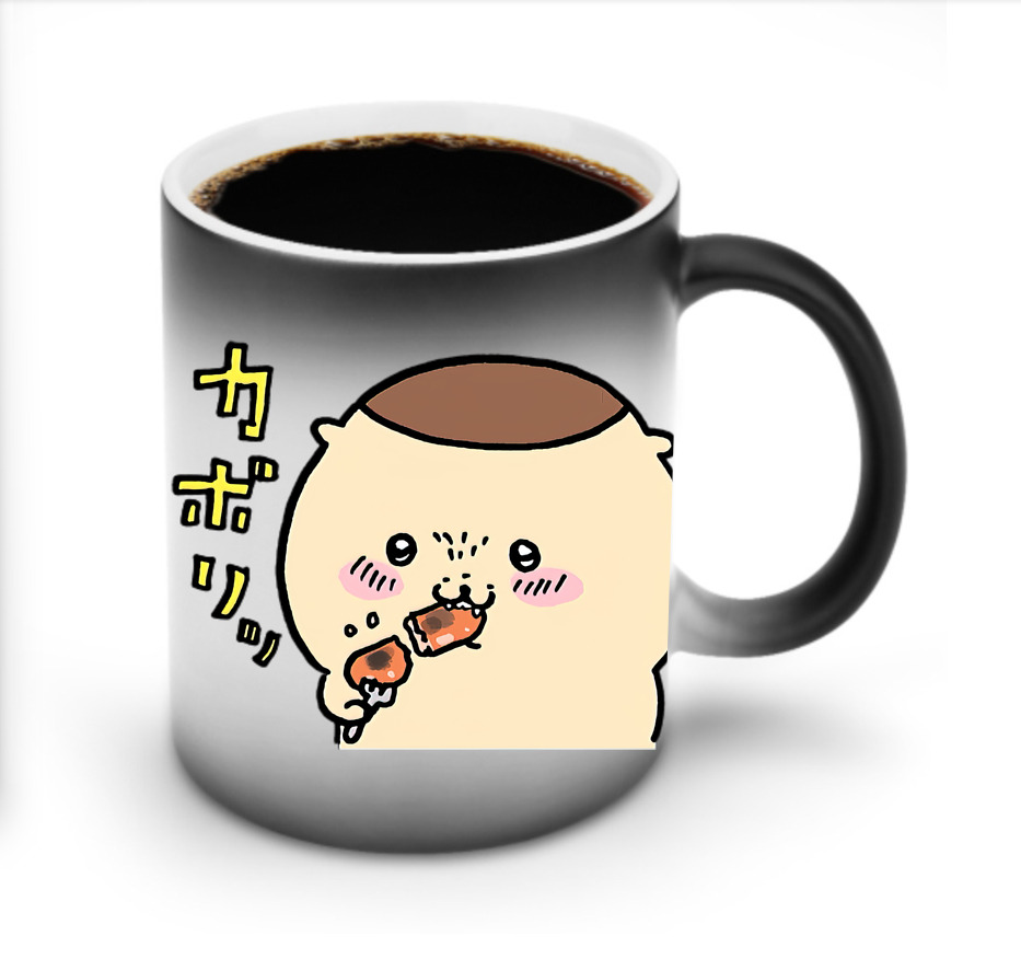 （画像用） ちいかわ くりまんじゅう Chii-kawa kuri manjū 温度変色マグカップ
