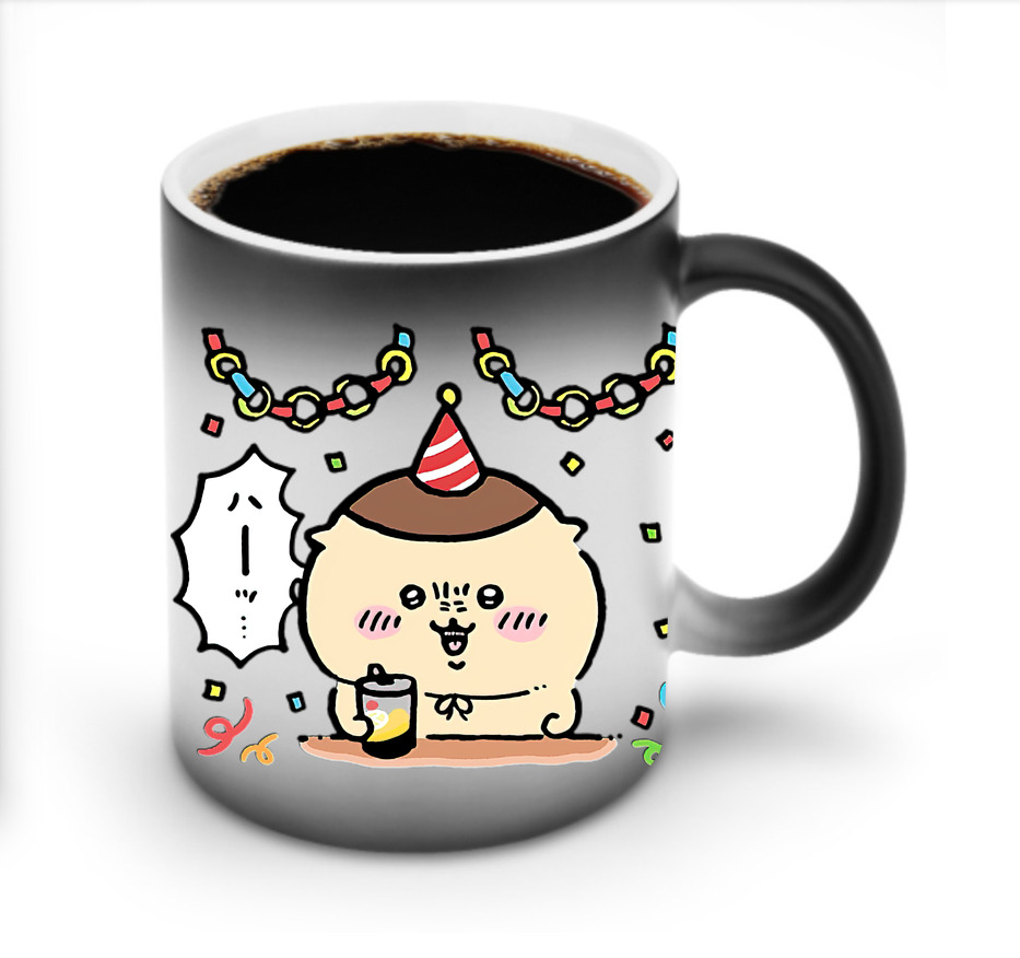 （画像用） ちいかわ くりまんじゅう Chii-kawa kuri manjū 温度変色マグカップ