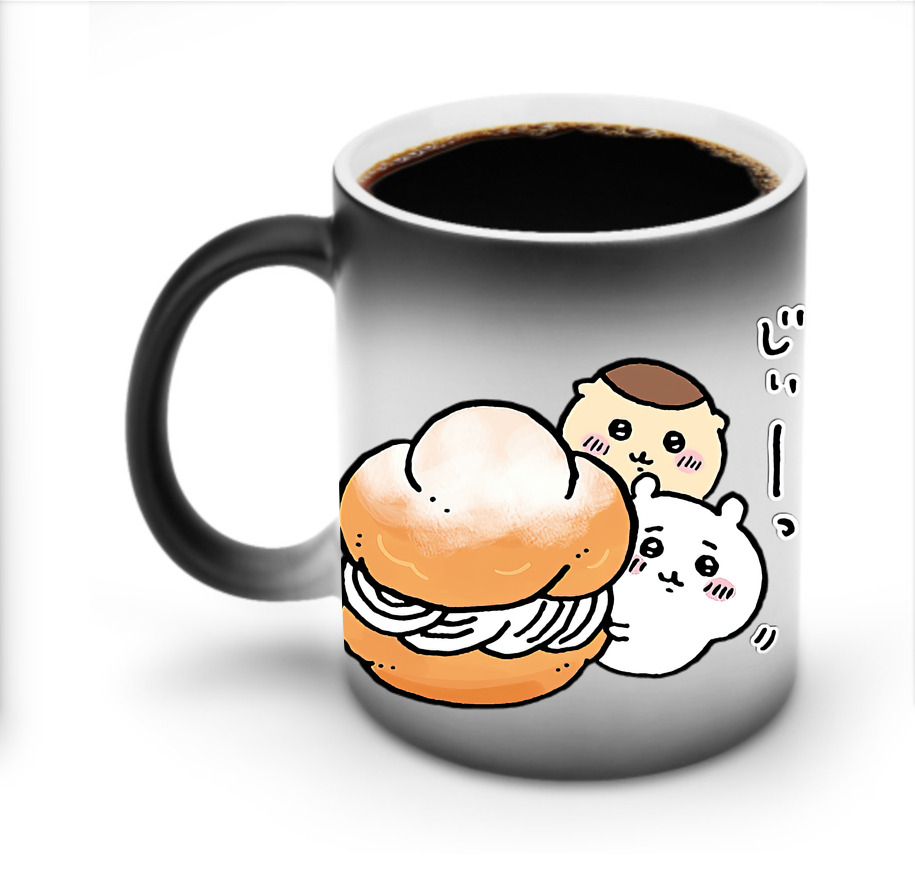 （画像用） ちいかわ くりまんじゅう Chii-kawa kuri manjū 温度変色マグカップ