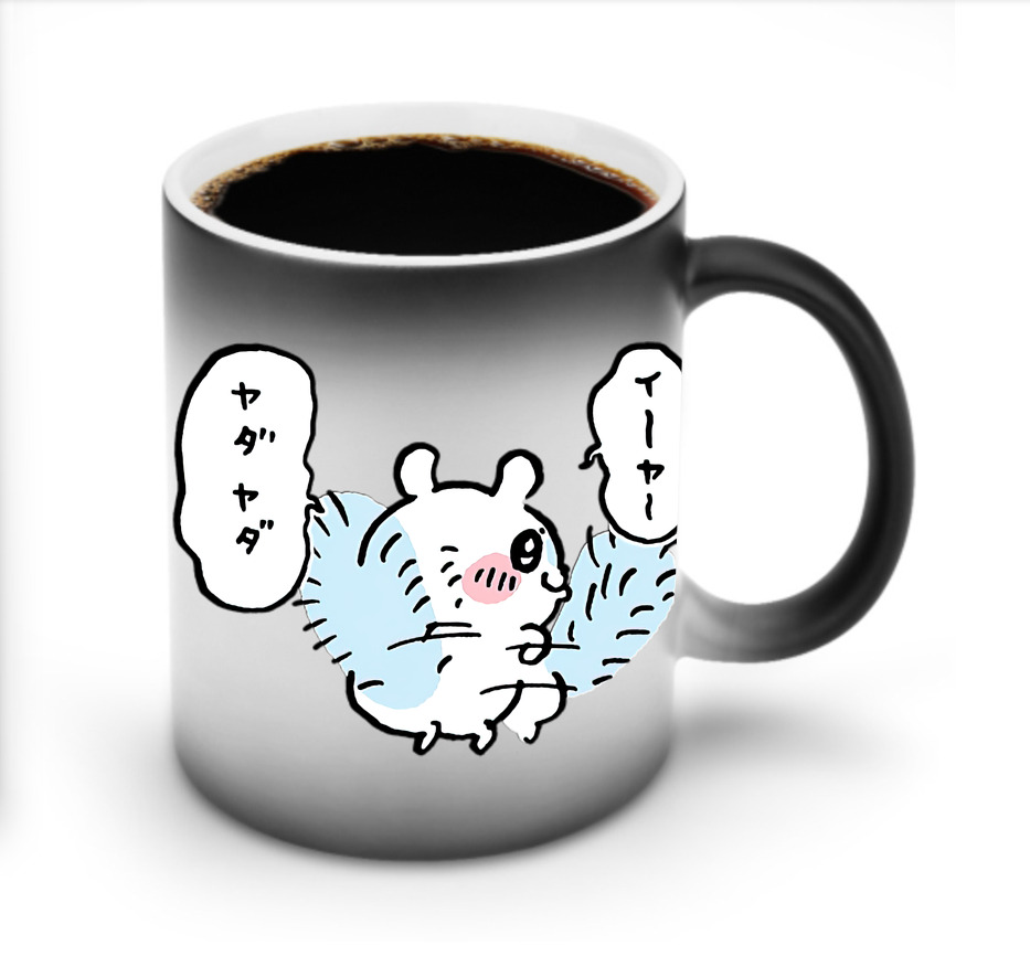 （画像用） ちいかわ モモンガ Chii-kawa Momonga 温度変色マグカップ