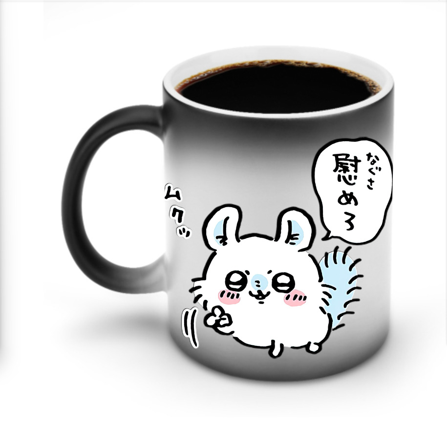 （画像用） ちいかわ モモンガ Chii-kawa Momonga 温度変色マグカップ