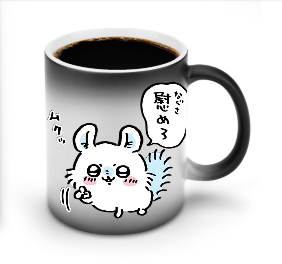 （画像用） ちいかわ モモンガ Chii-kawa Momonga 温度変色マグカップ