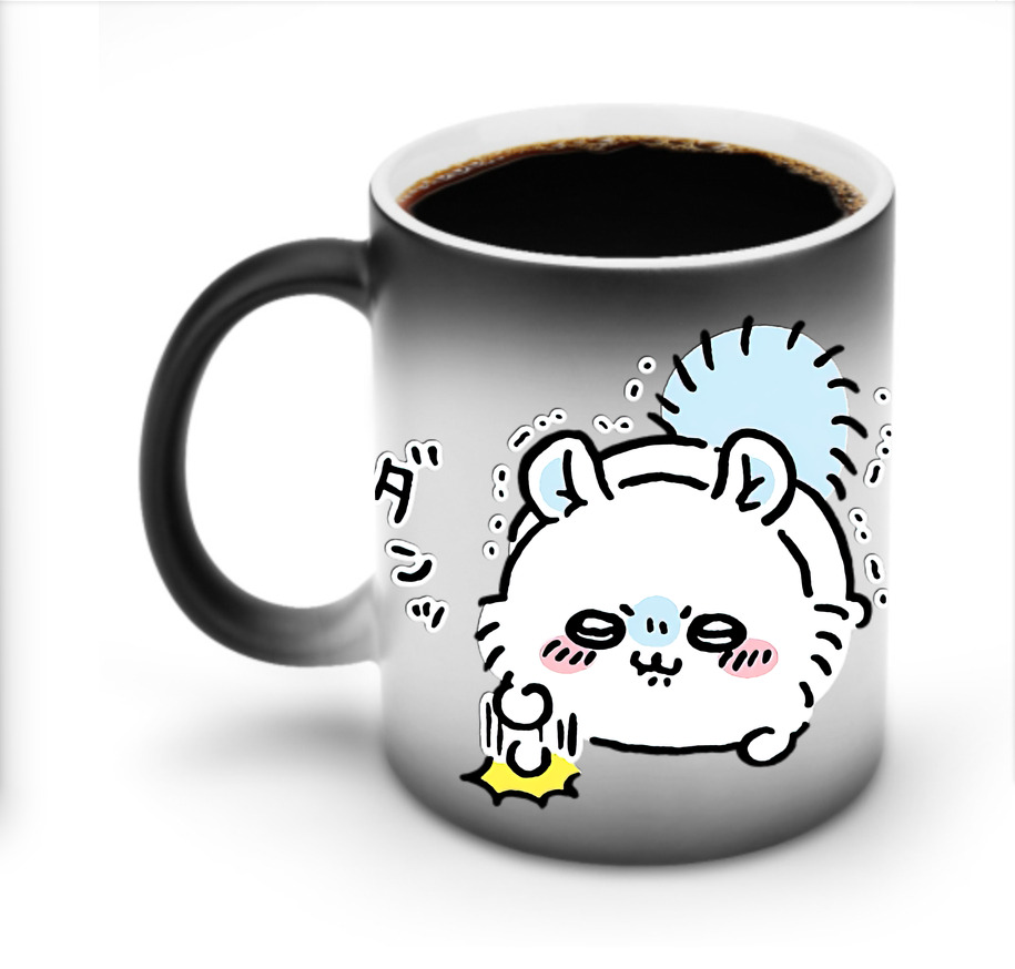 （画像用） ちいかわ モモンガ Chii-kawa Momonga 温度変色マグカップ