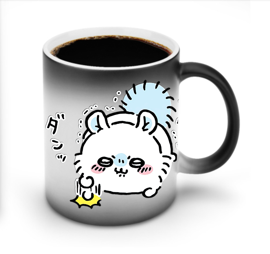 （画像用） ちいかわ モモンガ Chii-kawa Momonga 温度変色マグカップ