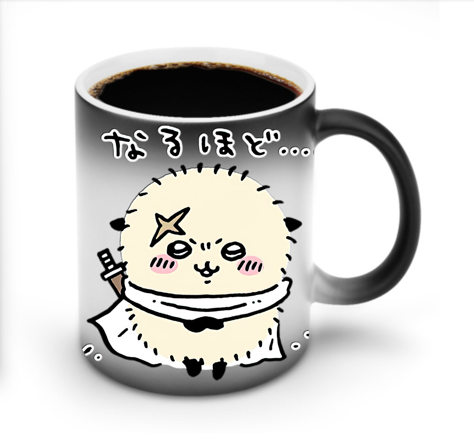 （画像用） ちいかわ ラッコ Chii-kawa Sea otter 温度変色マグカップ