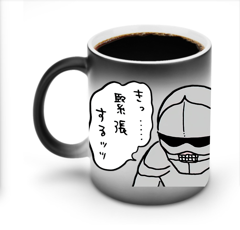 （画像用） ちいかわ 労働の鎧さん Chii-kawa Mr. Armor of Labor 温度変色マグカップ