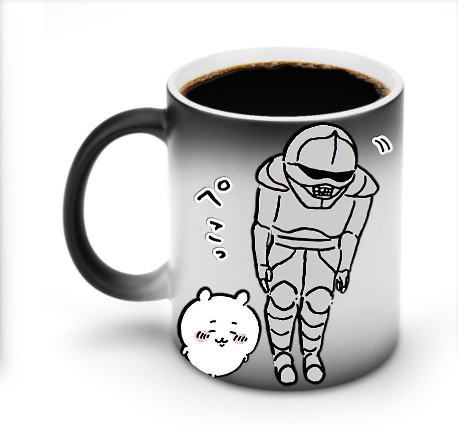 （画像用） ちいかわ 労働の鎧さん Chii-kawa Mr. Armor of Labor 温度変色マグカップ