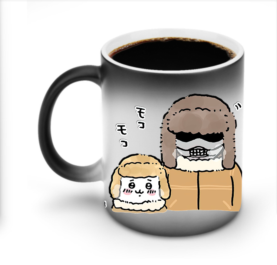 （画像用） ちいかわ 労働の鎧さん Chii-kawa Mr. Armor of Labor 温度変色マグカップ